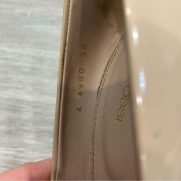 SERGIO ROSSI Beige Patent-leather pumps - Picture 6 of 9